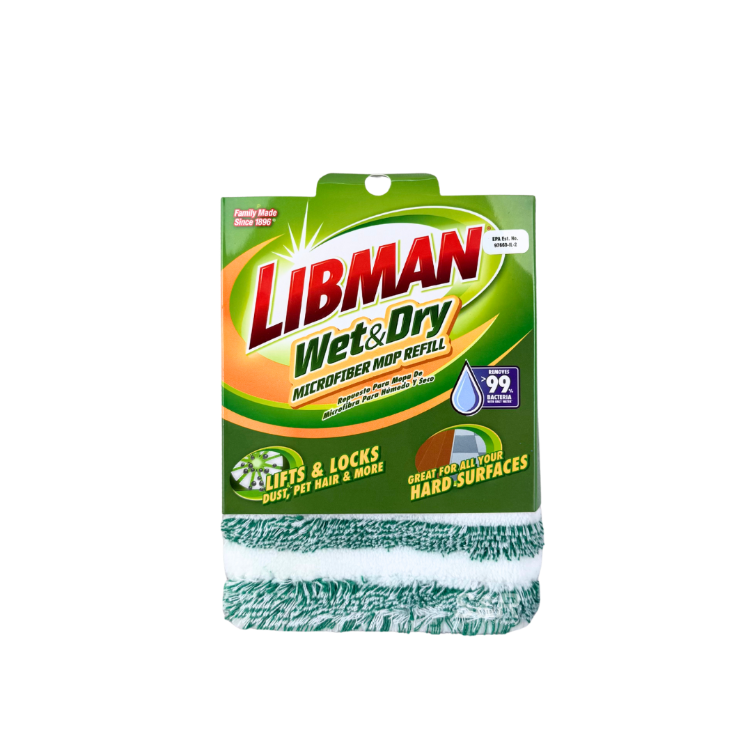 Libman Wet & Dry Microfiber Map Refill